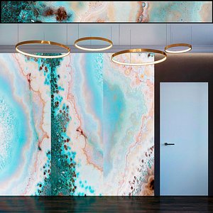 wall panel set 63 3D model