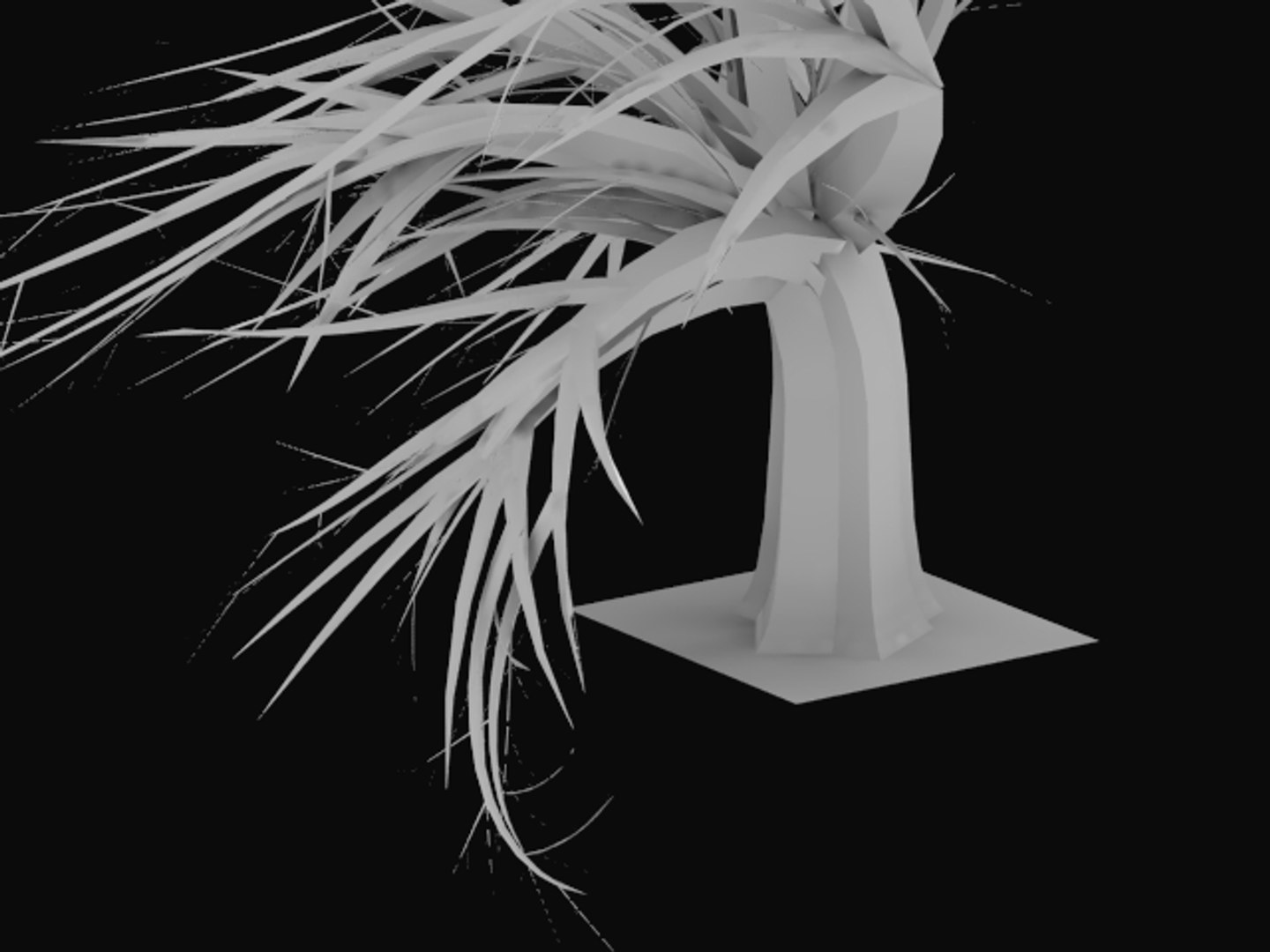 Free Obj Model High-poly Tree