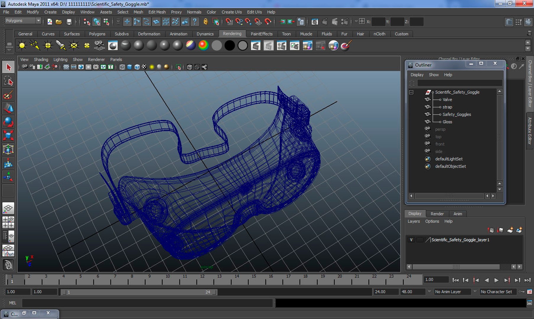 3D Scientific Safety Goggle Model - TurboSquid 1436149