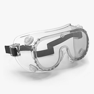3D scientific safety goggle model