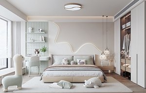 3D Modern bedroom