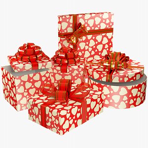 set gifts 3D model