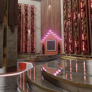 3D VR Gallery for Product and Painting Showcase model