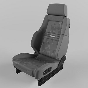 3D RECARO Orthoped Nardo gray Artista gray Seat model