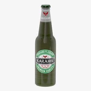 Beer Bottle 12 oz PBR Realistic