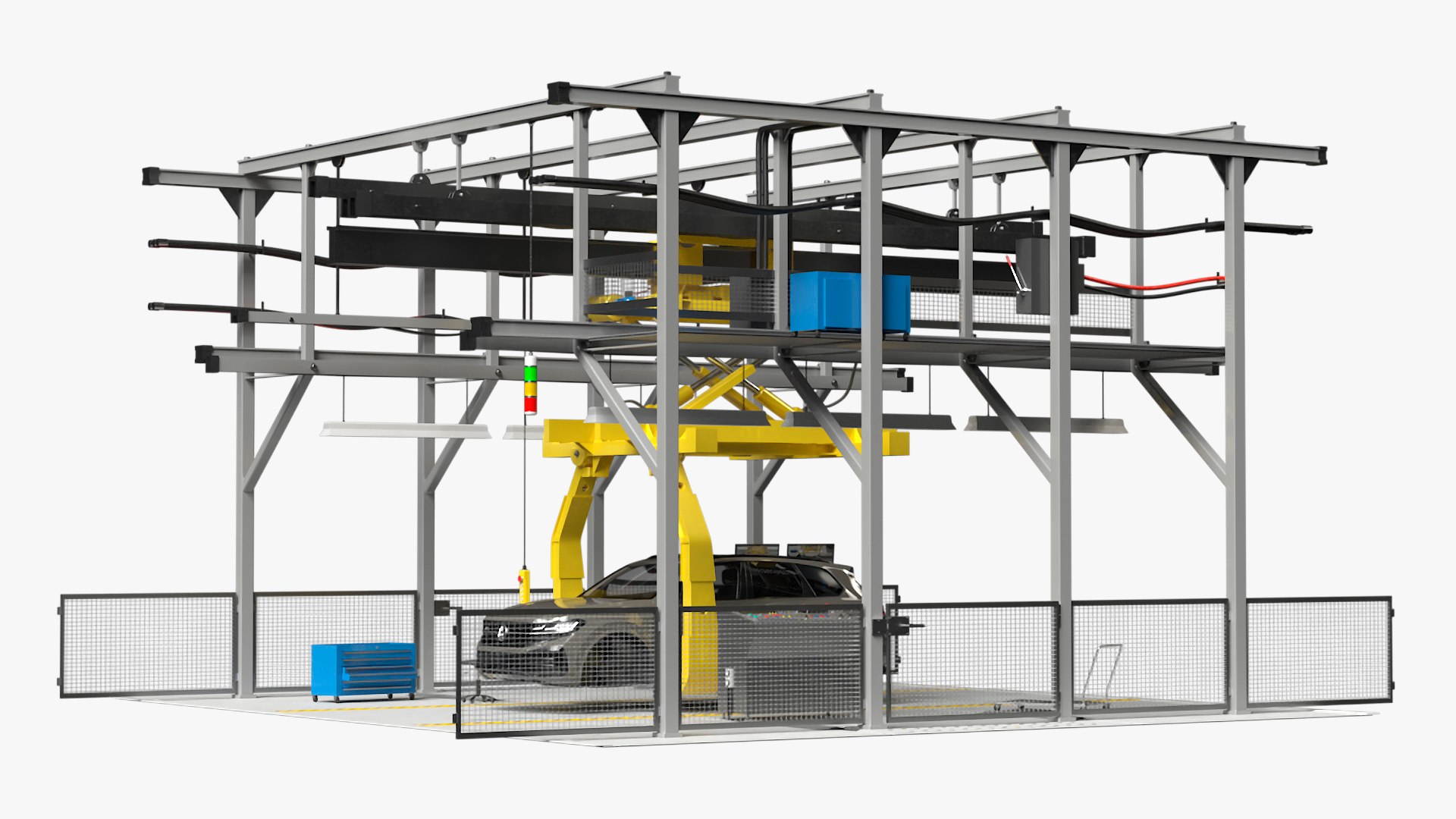 3D Volkswagen Assembly Line Model - TurboSquid 2320421