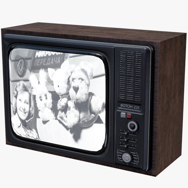 3D Old TV Photon 225 PBR model