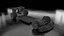 Mid Poly and Low Poly Generic Racing Car F1 02