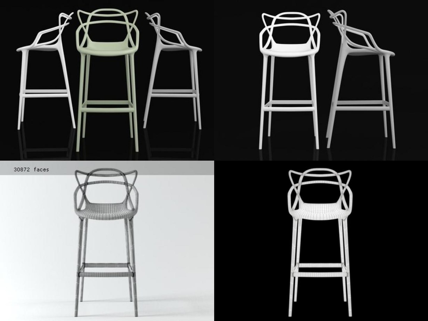 3D Masters Stool Model - TurboSquid 1176166