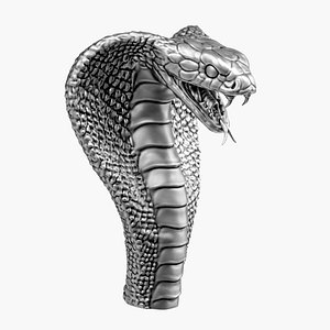 cobra head 3d obj