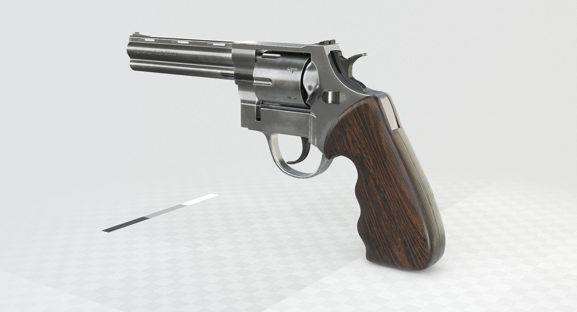 3D Revolver Gun - TurboSquid 1396951