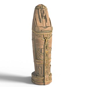 Egyptian Mummy Coffin 3D