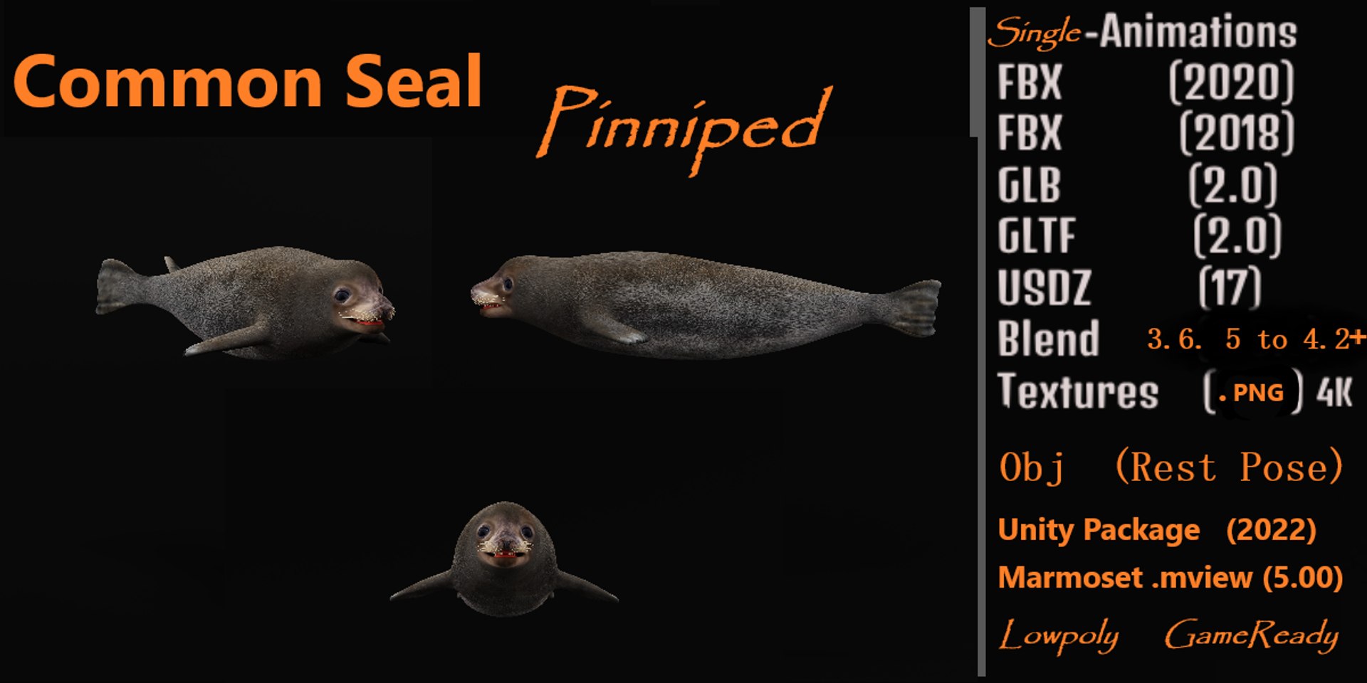 Common Seal 3D model https://p.turbosquid.com/ts-thumb/Ko/IHjMve/Td/common_seal/png/1731386063/1920x1080/fit_q87/0f831675e67be88566950e5f4bf84670a7b77ef2/common_seal.jpg