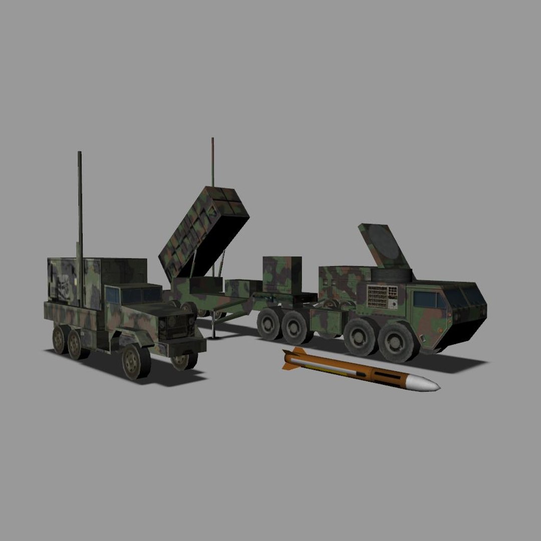 Mim-104 Patriot 3d Max