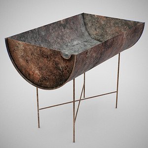 oil drum place bonfire model