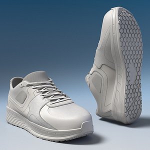 Slip Resistant Work Shoes White