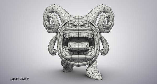 green monster rig 3d model