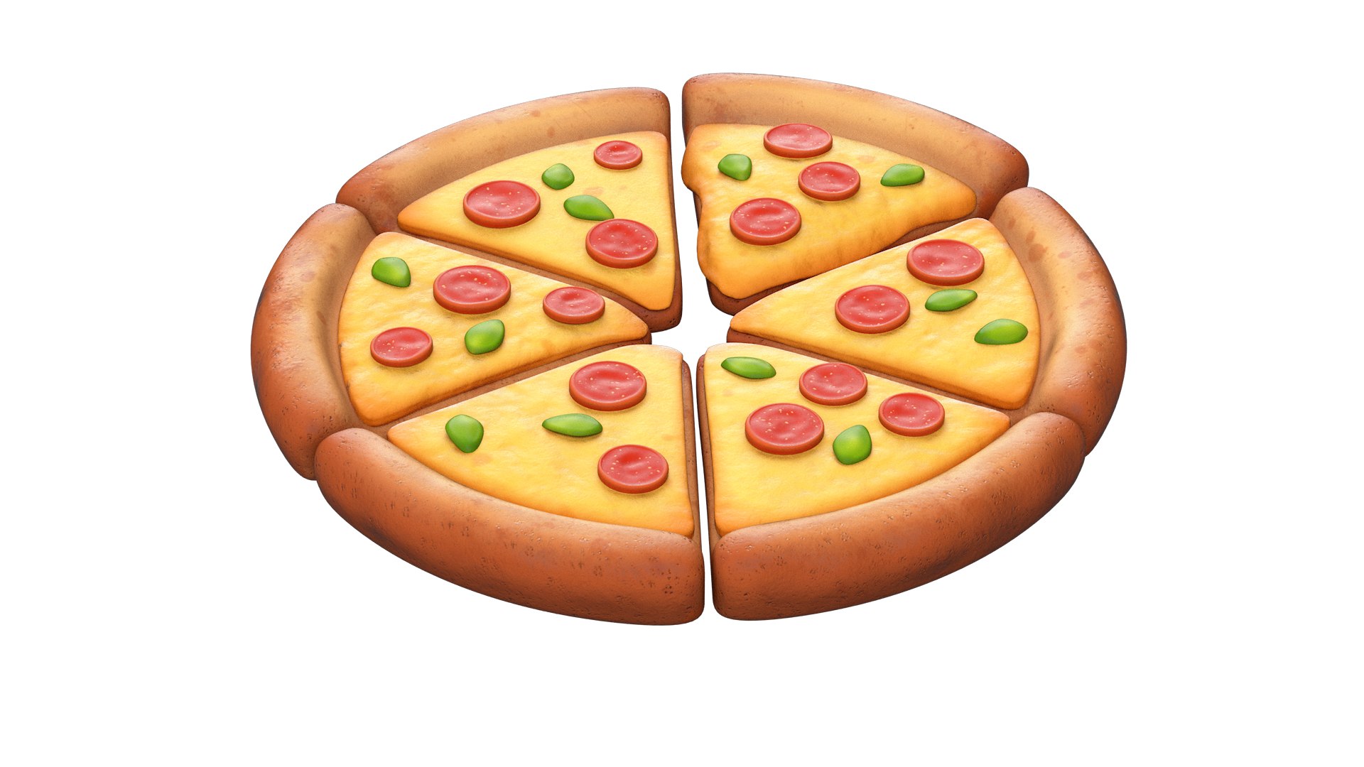 Big Pizza Simulation Food Model , modelzz