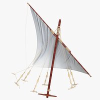 Yenikapi Mast with Sail White