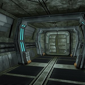 Sci Fi Modular Corridor 3d - Turbosquid 1628642