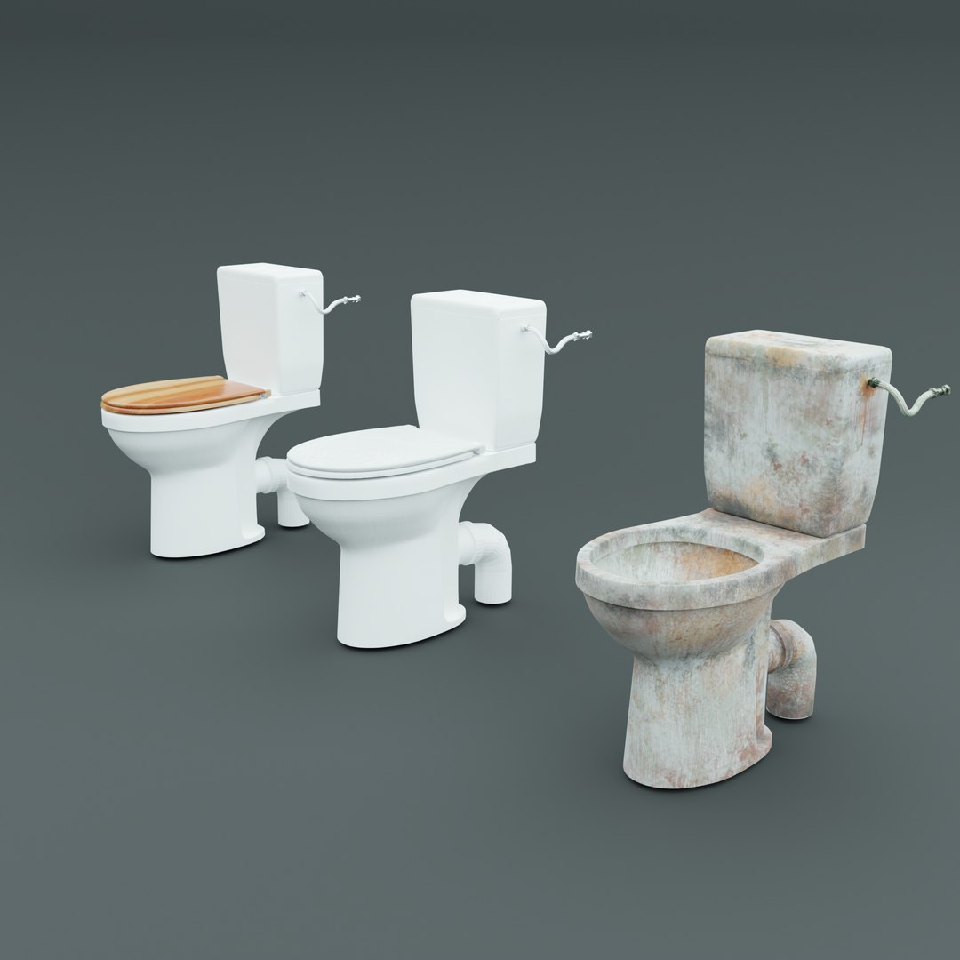 3D Toilet - TurboSquid 2078545