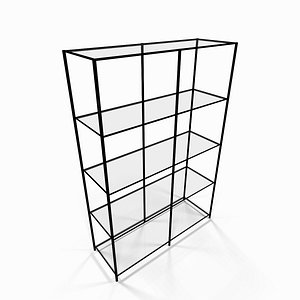 Metal utility shelf