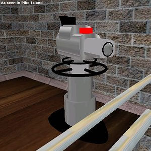 3d television studio camera model