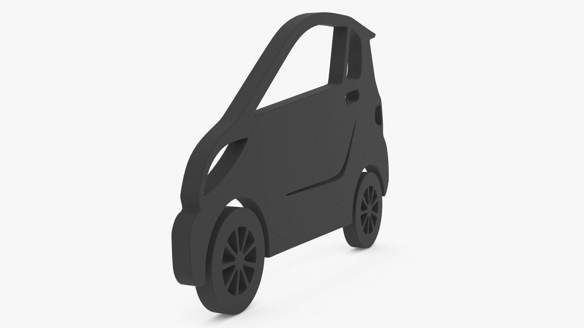 Car Micro Silhouette 3D Model - TurboSquid 2221505