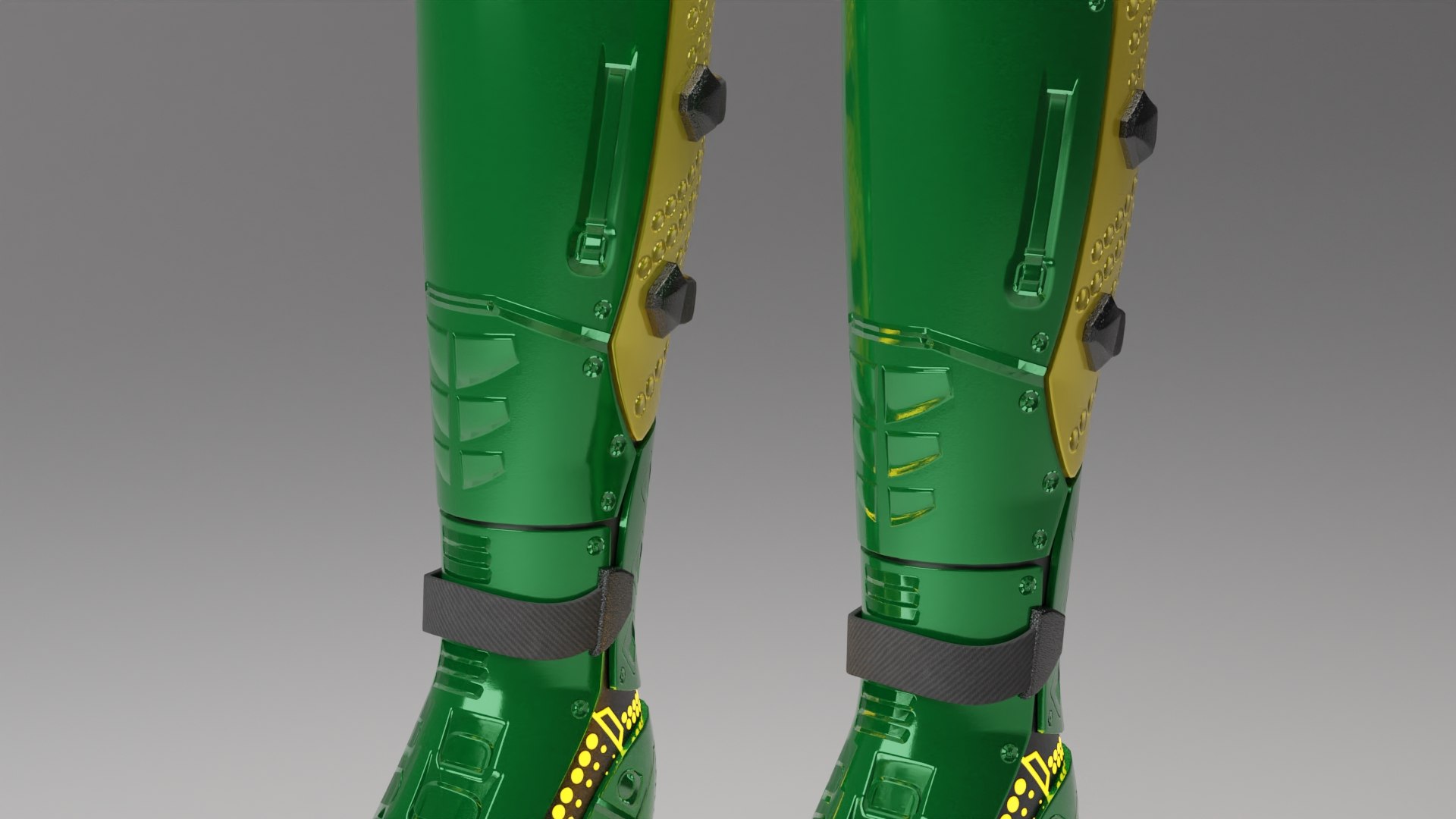 3D High Boots Low-poly Model - TurboSquid 1893516