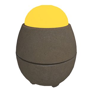 3d obj sci-fi street light