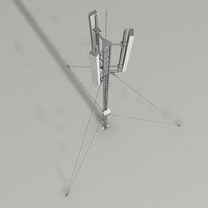 rooftop antenna 3d model