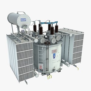 High Voltage Reactor 1 3D model