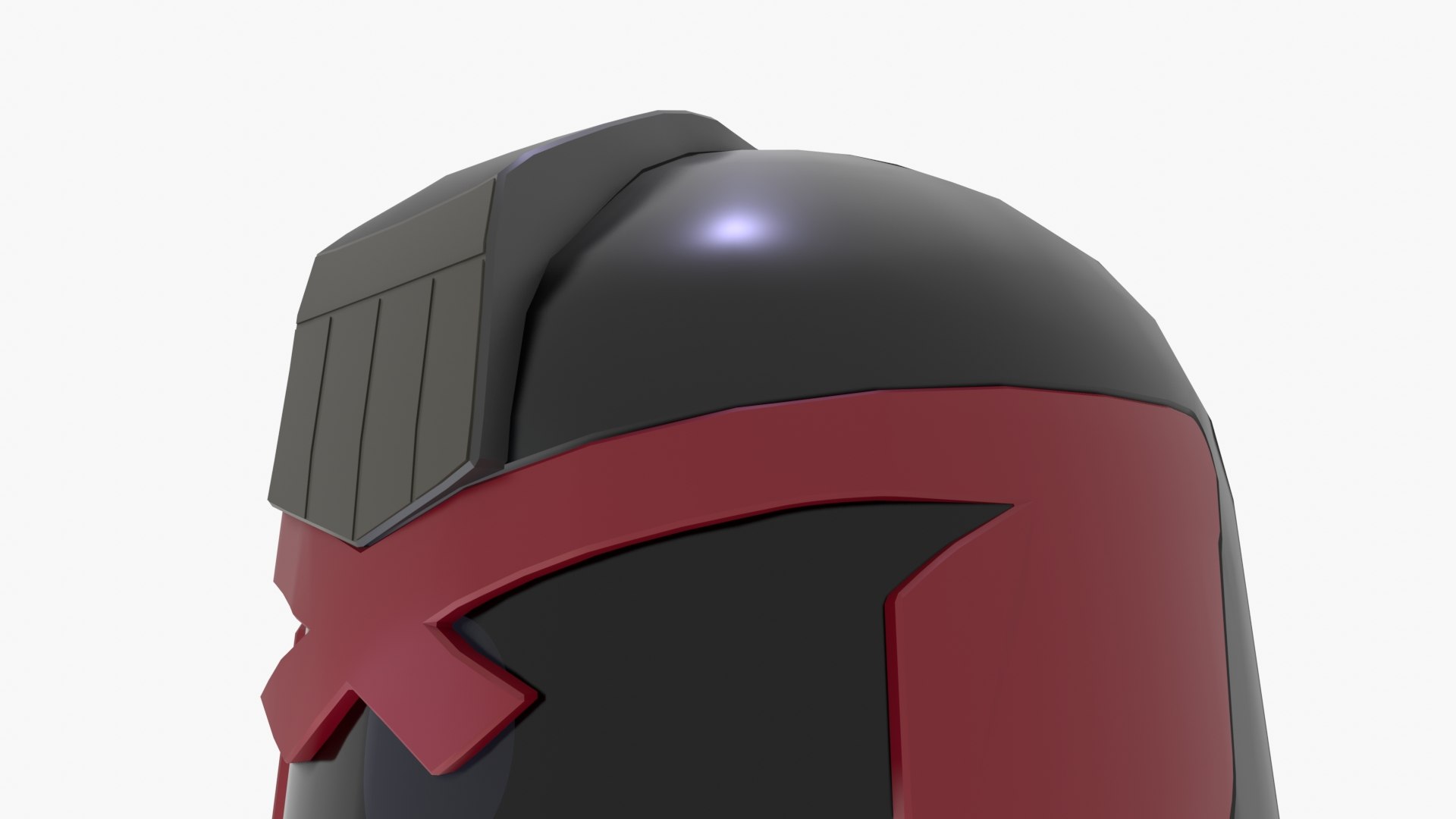 Judge Dredd Helmet 3D Model - TurboSquid 1984229