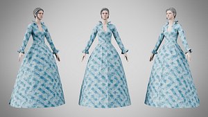 Dress 30 Crystalline Drift Brocade