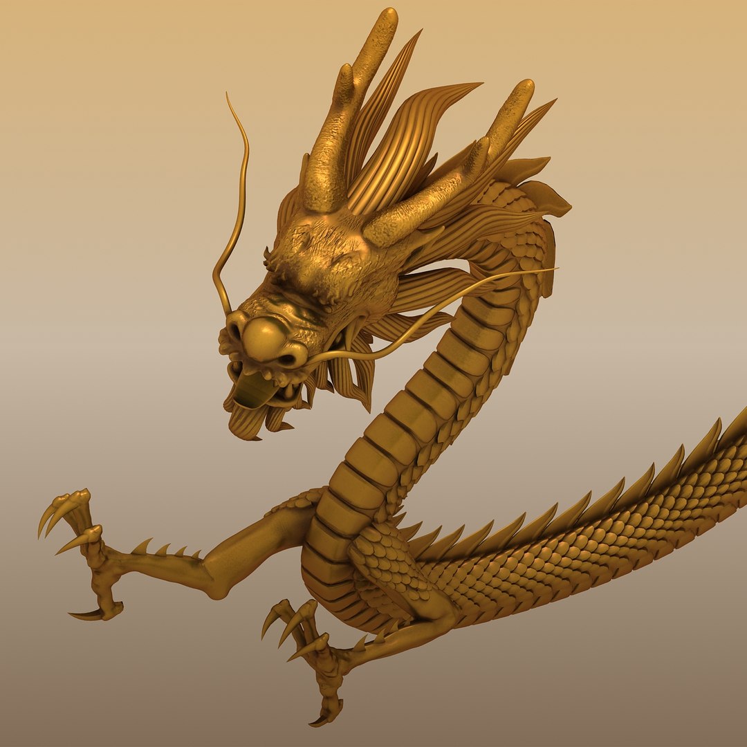 3d Model Chinese Dragon