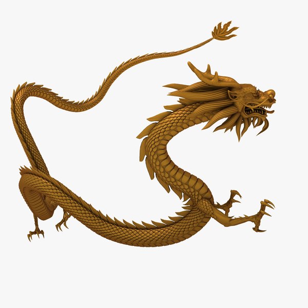 3d model chinese dragon