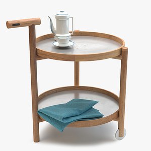 roda caddy bar trolley 3d max