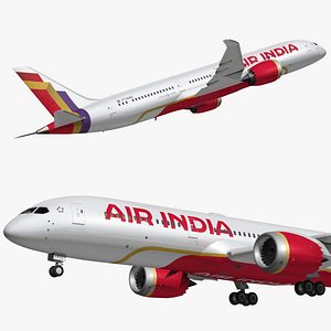 B789 Air India New Livery 3D model