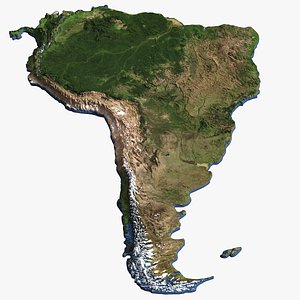 South America Continent Map