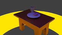 Japanese style low table