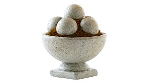 Hand Cast Hypertufa Centerpiece with Preserved Moss