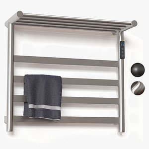 3D Heated towel rail WONZON WOGHAND ESSEN WW A402 BR