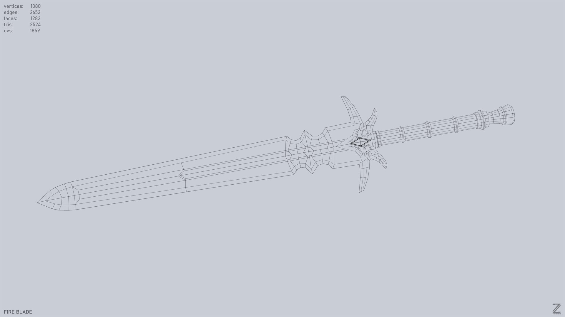 3D Fire Blade - TurboSquid 2421089