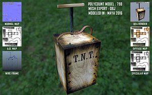 tnt plunger prop obj