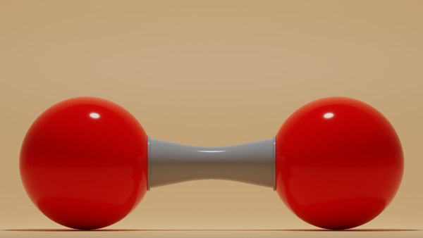 O2 氧分子3D模型 - TurboSquid 1720220