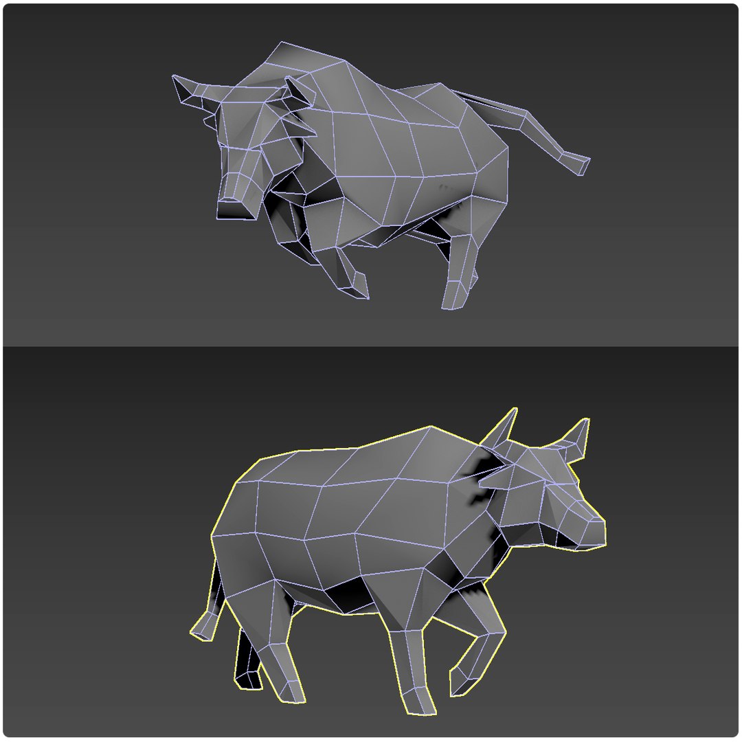 3D Bull Rigged Animation - TurboSquid 1560867