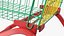 Kid Size Shopping Cart 3D model
