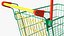 Kid Size Shopping Cart 3D model