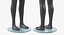 3D child mannequin dark standing