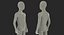 3D child mannequin dark standing